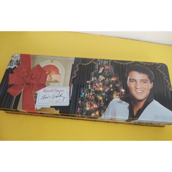 Russell Stover Elvis Presley Collectible  Christmas candy tins 1997 & 1998 - Picture 2 of 14